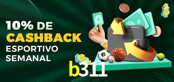 10% de bônus de cashback na b311