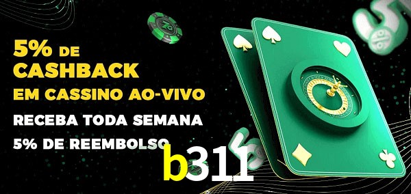 Promoções do cassino ao Vivo b311